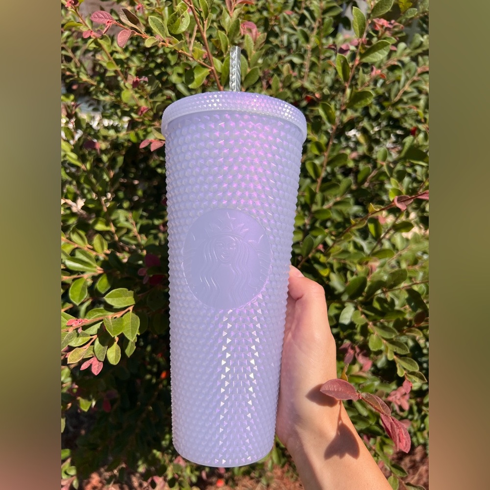 NWT 2021 Holiday Icy Iridescent Studded Bling Venti Tumbler
